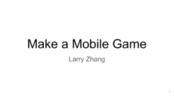 Make a Mobile Game