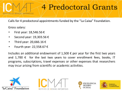 5 becas predoctorales