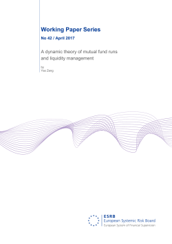 A dynamic theory of mutual fund runs and liquidity management
