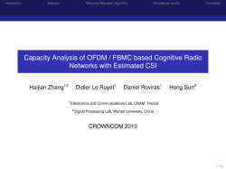 Capacity Analysis of OFDM / FBMC based Cognitive Radio