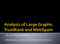 A: Topic-Specific PageRank