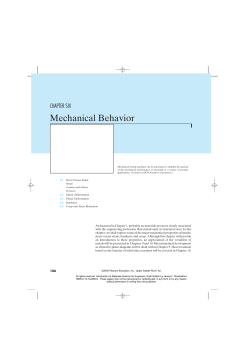 Mechanical Behavior