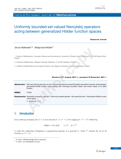 Uniformly bounded set-valued Nemytskij
