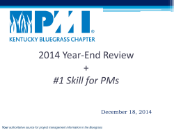 Project Management Institute Bluegrass Chapter