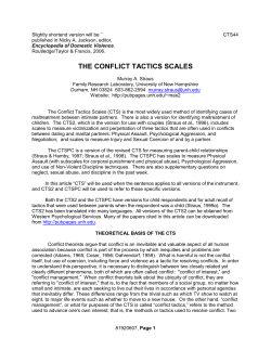 the conflict tactics scales - Pubpages