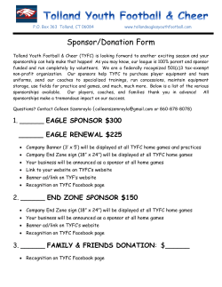 Sponsor/Donation Form