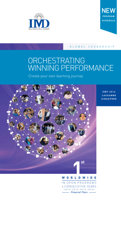 orchestrating winning performance
