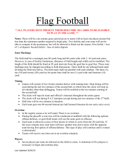 Flag Football - Recreation