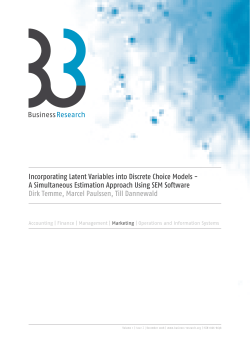 Incorporating Latent Variables into Discrete Choice Models
