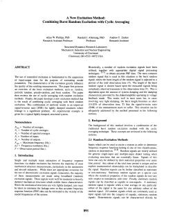 A New Excitation Method: Combining Burst Random Excitation with