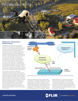 FLIR Vue PRO R - Radiometry Tech Note