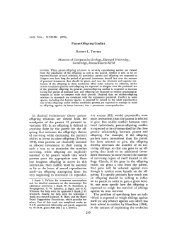 Parent-Offspring Conflict Museum of