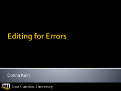 Commonly confused words Strategies for Clear , Correct Writing