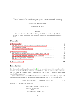 The Abresch-Gromoll inequality in a non-smooth setting