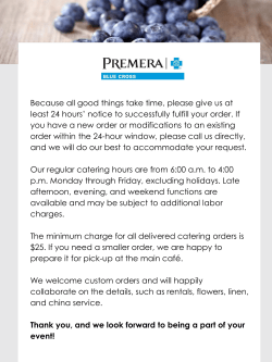 Because all good things take time, please give us at least 24 hours