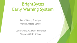 Brightbytes * early warning system