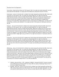 Directions - Juniata High School