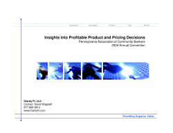 Insights into Profitable Product and Pricing Decisions