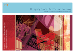 Designing Spaces for Effective Learning