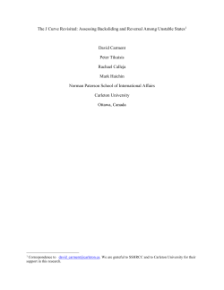 To generate a likeness of the J curve, we quantify a state`s stability