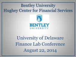 Hughey Center for Financial Services Infrastructure