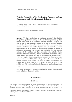 Posterior Probability of the Deceleration Parameter q0 from Quasars