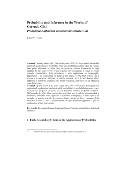 1 - Events and Meetings of Italian Statistical Society
