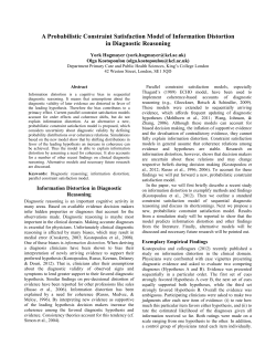 Information Distortion in Diagnostic Reasoning