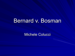 Bernard v. Bosman