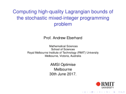 Computing high-quality Lagrangian bounds of the