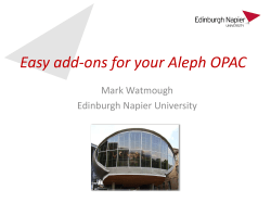 Easy add-ons for you OPAC
