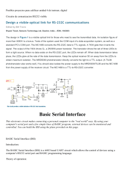 Posibles proyectos para calificar unidad 4 de instrum