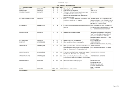 COLUMN NAME TYPE SIZE START END DESCRIPTION EXAMPLE