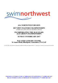 asa north west region 2017 open masters