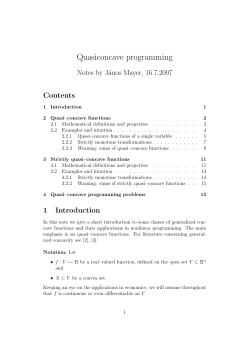 Quasiconcave programming