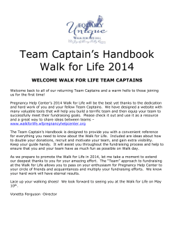 Team Captain`s Handbook