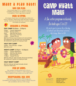 camp hyatt maui - Hyatt Regency Maui