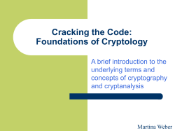 Introduction to Cryptography with Coding Theory