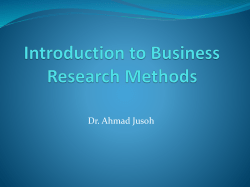 Business Research Methods