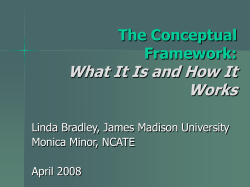 The Conceptual Framework