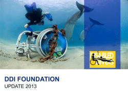 ddi foundation - Disabled Divers International