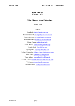 TGn Channel Models