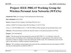 Low Energy Critical Infrastructure Monitoring
