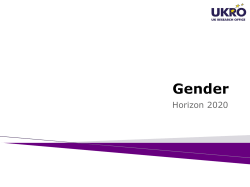 Gender Balance in Research Teams