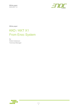 KKD / KKT X1 From Enoc System