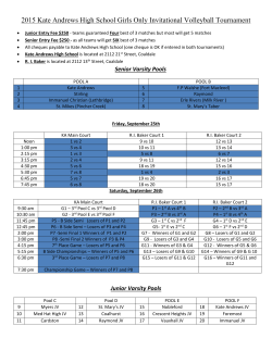 2015 Kate Andrews High School Girls Only Invitational Volleyball