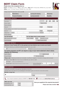 BERT Claim Form.indd