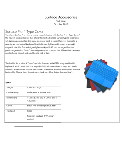 Surface Pro 4 Type Cover