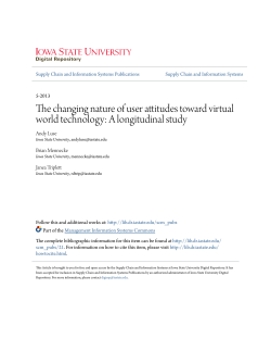 The changing nature of user attitudes toward virtual world technology