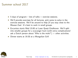 Introduction to post-quantum cryptography - Post